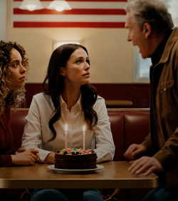 Na moich 25. urodzinach moi rodzice zabrali mnie na kolację — ale tylko po to, żeby mi powiedzieć, że zostałem adoptowany. Mama się zaśmiała: „Trzymaliśmy cię tylko dla korzyści podatkowych. Teraz masz 25 lat — nie jesteśmy za ciebie odpowiedzialni.” Tata dodał: „Już złożyliśmy dokumenty, żeby zerwać więzy.” Nie płakałem. Po prostu powiedziałem: „Zabawne, że to poruszasz. Bo znalazłem swoją biologiczną rodzinę. Są w tej restauracji właśnie teraz.”