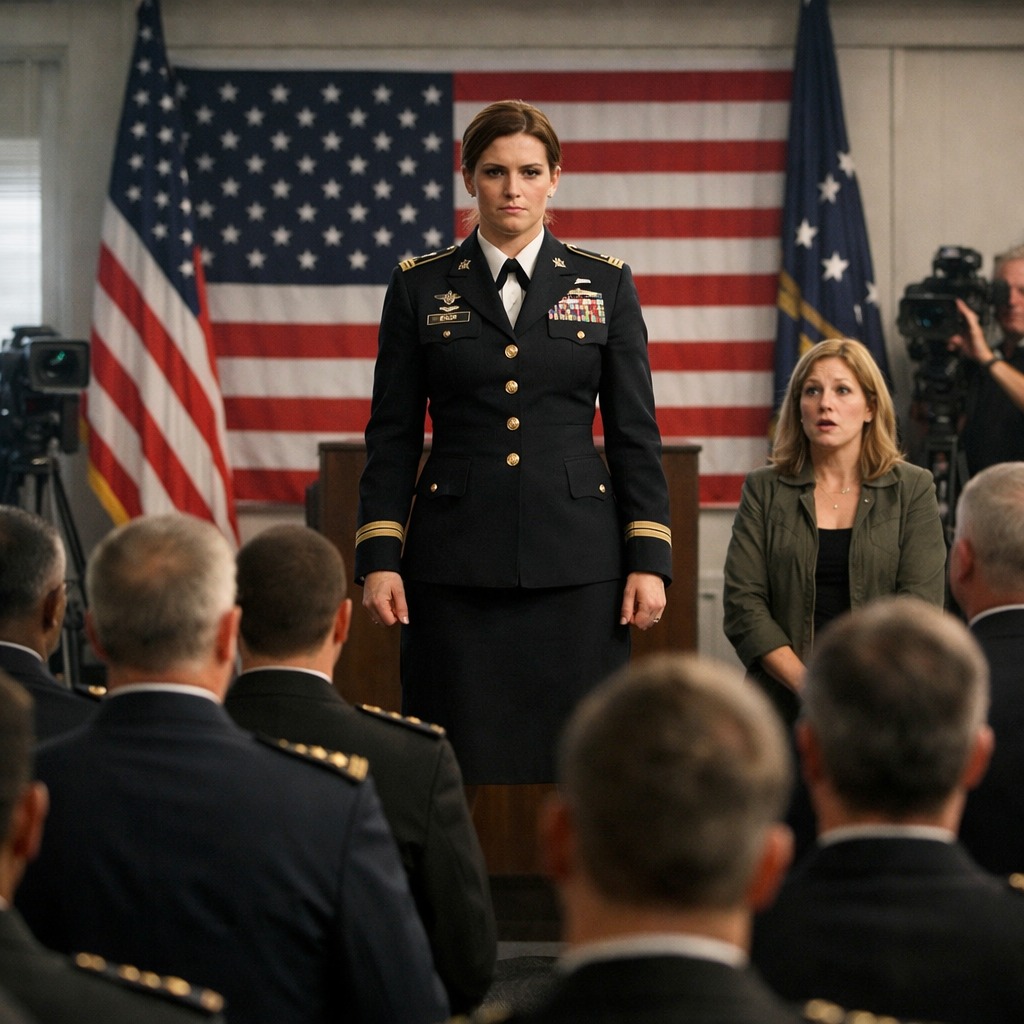 Min syster hånade min militärgrad — Så jag flyttade henne innan det officiella fotot