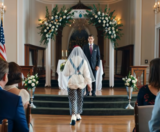 Min svärmor bytte ut min brudklänning mot en clowndräkt – så jag bar den ändå, gick nerför gången och log: ”Tack för den här presenten” inför alla.