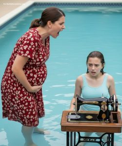 Minha filha de 16 anos ralou meses para comprar a máquina de costura que desejava. Quando ela não fez suas tarefas rápido o suficiente, sua madrasta a jogou na piscina e meu ex-marido apenas assistiu.