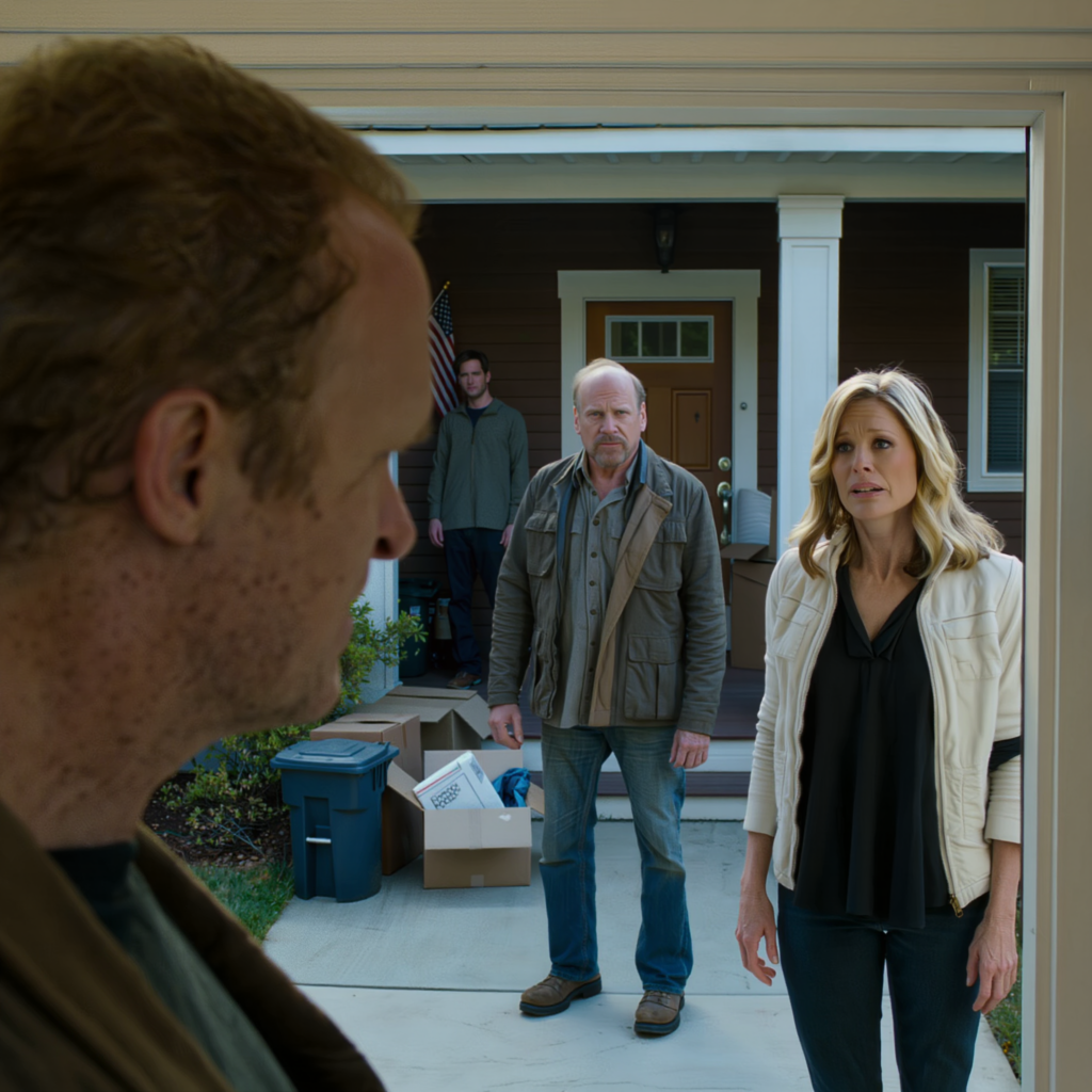 Quando eu dirigi minha caminhonete de volta de uma viagem de pesca no fim de semana, congelei ao ver todos os meus pertences jogados ao lado do lixo em frente à casa; minha nora estava lá friamente e disse que não havia mais espaço para mim naquela casa, enquanto meu filho apenas ficava em silêncio — eu simplesmente sorri, peguei meu telefone, fiz uma ligação, e 3 dias depois eles começaram a procurar por mim freneticamente em todos os lugares…