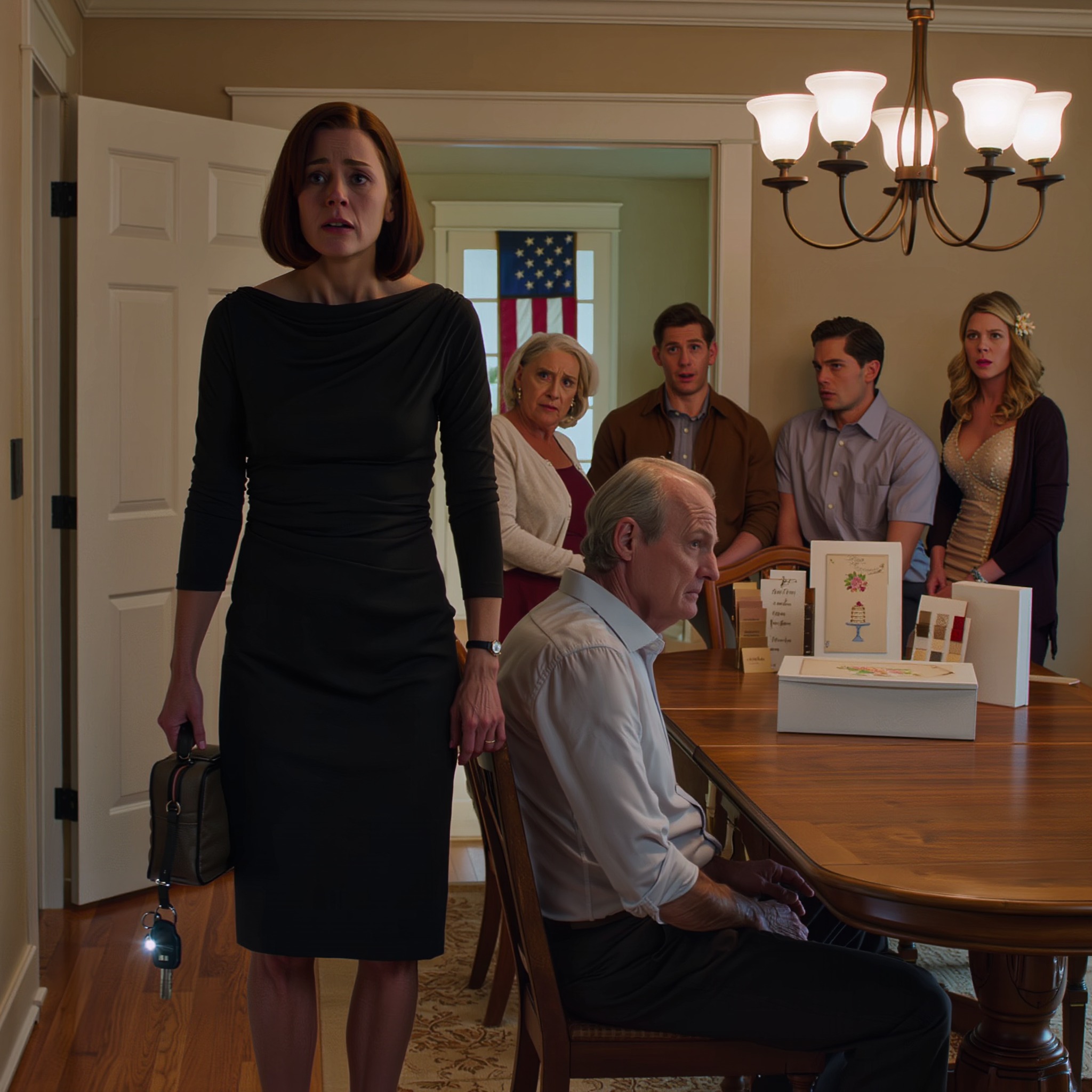 Mój ojciec powiedział: „Najlepszym prezentem, jaki możesz dać na ślubie swojego brata, jest nie bycie tam.” Nie błagałem. Spakowałem torbę, chwyciłem klucze i wyszedłem. Drzwi zamknęły się za mną jak ostateczna decyzja. Dzień ślubu nadszedł… Bez kwiatów. Bez muzyki. Bez jedzenia… Tylko zamieszanie wszędzie