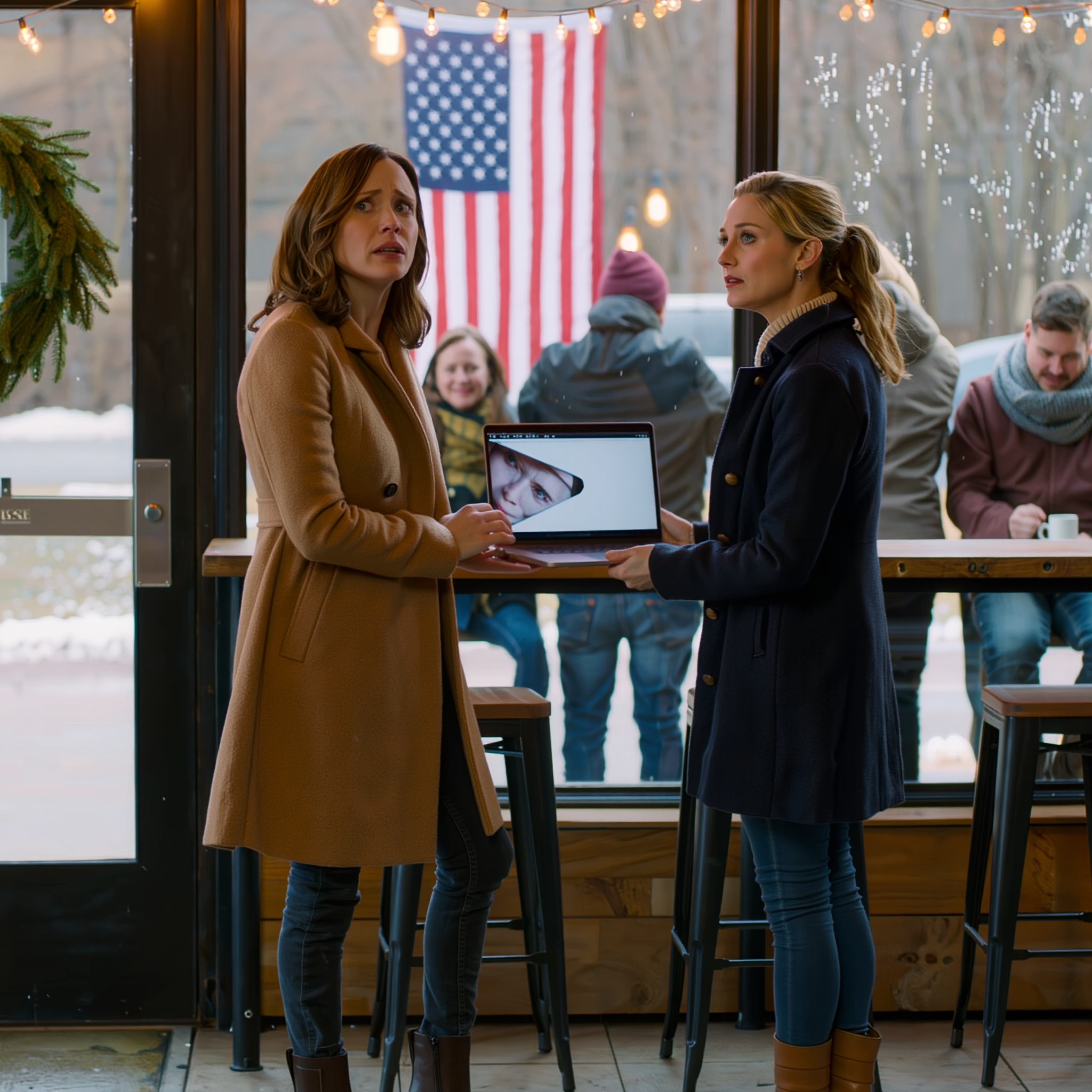 Catherine, alla stannar hemma på grund av isstormen. Julmiddagen är inställd. Var försiktig,” stod det i min mammas meddelande.