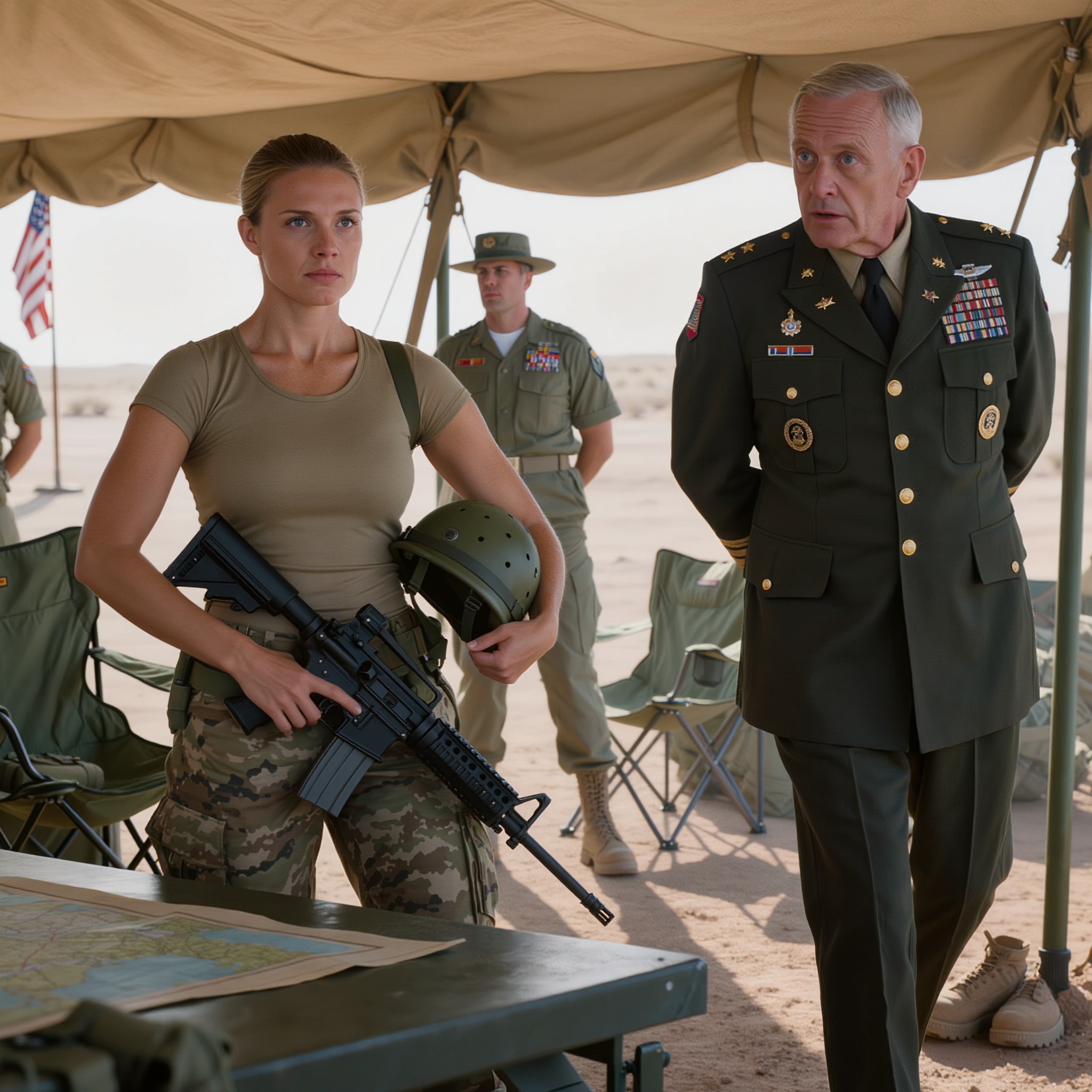 Seniorbefälhavare krävde hennes samtalsnamn — När hon sa “Phantom Seven” frös han av chock. Fields of Iowa