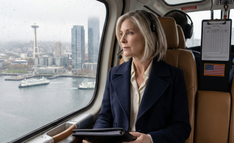 Mój synowy planer ślubny zadzwonił, gdy byłem w helikopterze nad Seattle, patrząc na panoramę i wieże noszące nazwę Sterling. Głos miał gładszy niż marmur hotelowy, powiedziała mi, że przyszli teściowie Juliana odwołali moje zaproszenie, ale depozyt 200 000 dolarów pozostanie na miejscu, ponieważ to, jak to ujęła, „dzień dla nowych fundamentów”. Nie sprzeciwiłem się. Powiedziałem jej jedno spokojne zdanie, zakończyłem rozmowę, a tej nocy otworzyłem plik, który mój syn uważał za pogrzebany na dobre.