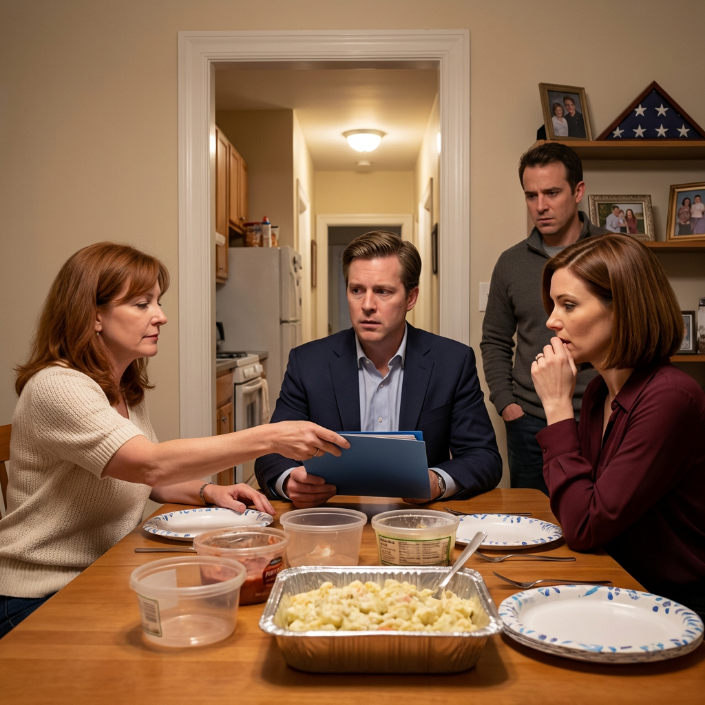 Tuż po awansie, mój mąż spokojnie powiedział: „Dziś kończy się darmozjastwo”, a potem zażądał, abyśmy podzielili konta bankowe i wszystko rozdzielili na 50/50. Kiwnęłam tylko głową, tak szybko się zgodziłam, że pomyślał, iż wygrał. Ale w niedzielną noc jego siostra weszła, spojrzała na stół, spojrzała na mnie i wykrztusiła: „Czas, żeby się zatrzymał…” właśnie wtedy, gdy wyciągnęłam teczkę i położyłam ją na środku stołu.