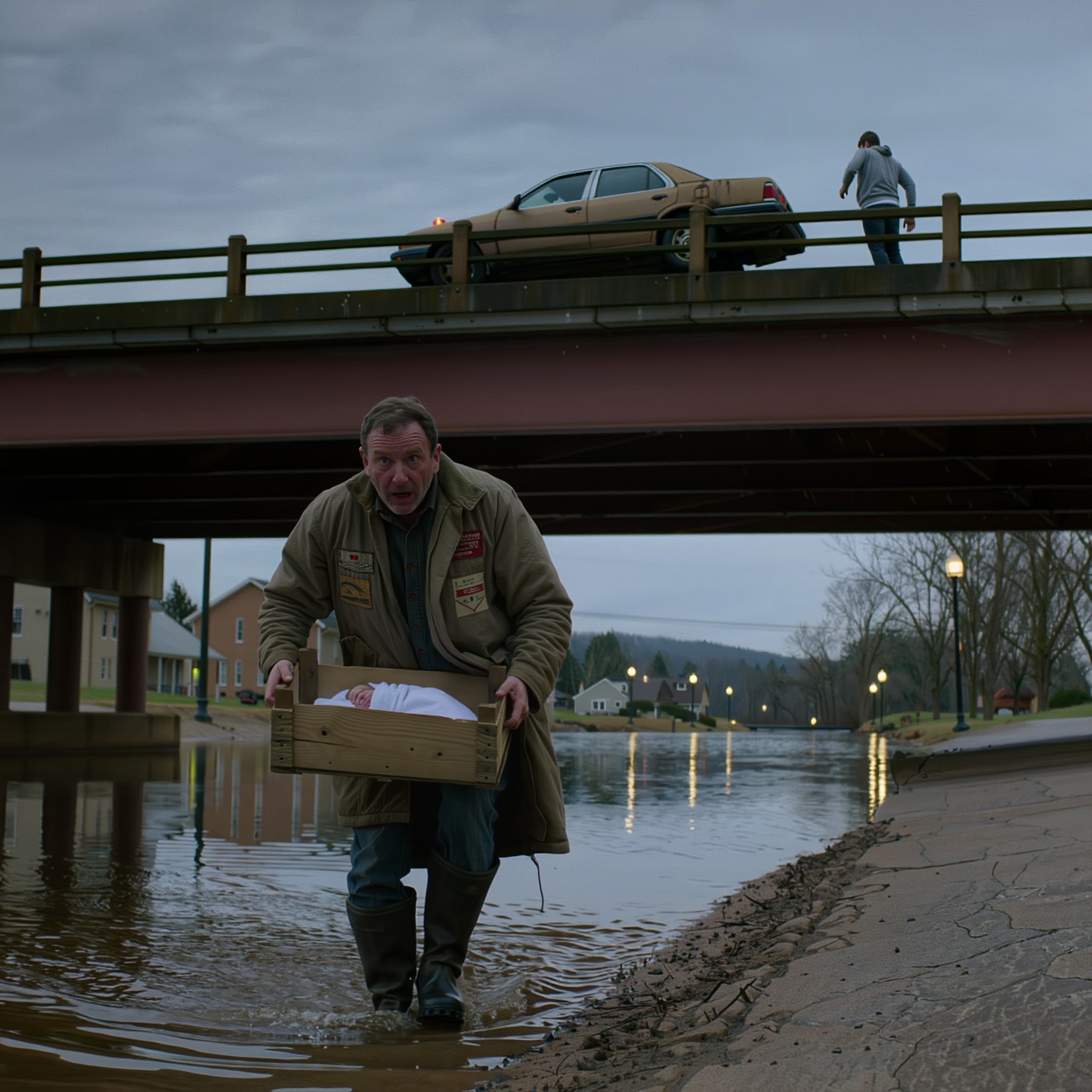 Encontrei uma criança perdida em um estacionamento. Ele sussurrou: “Senhor, isso é tudo que tenho,” e me entregou uma foto com uma nota que ficou comigo. Levei-o para casa da minha esposa, que sempre esperou por uma criança. Mas quando voltei do trabalho, congelei ao ver o que vi.