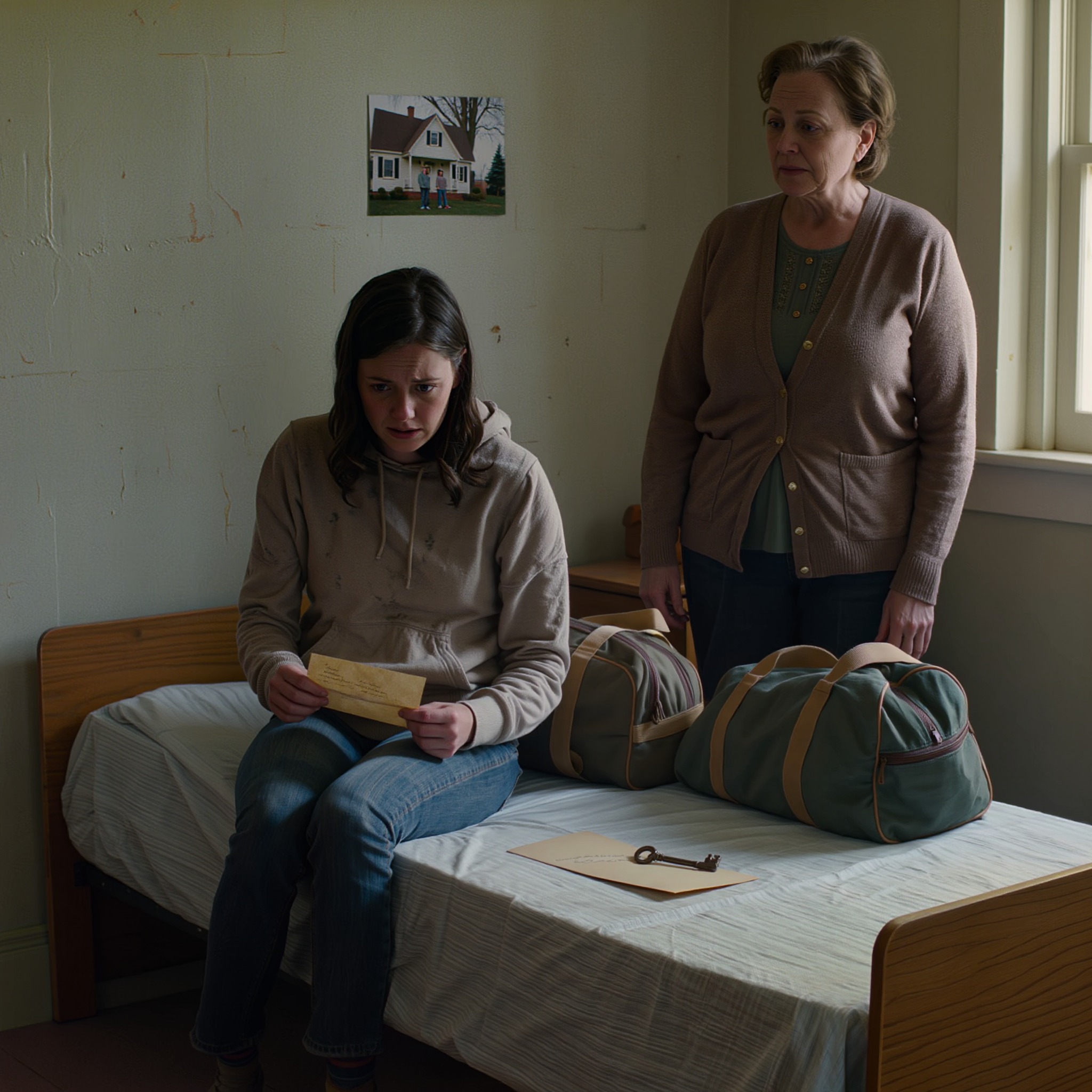 Quando Saí do Orfanato, Herdei a Fazenda da Minha Avó—Mas Alguém Já Estava Procurando Por O Que Ela Deixou Para Trás. A última manhã que passei naquela sala estreita na St. Catherine’s, eu tinha duas malas de viagem, uma mochila, quarenta e sete dólares, e o tipo de silêncio que vem quando um lugar decidiu que terminou com você. Então, um assistente social me entregou um envelope grosso de creme de um escritório de advocacia de Vermont, e ao pôr do sol eu estava segurando uma chave enferrujada, uma nota escrita à mão que começava com as palavras minha querida menina, e a escritura de sessenta acres que eu nunca tinha visto. Pensei que o milagre fosse a fazenda. Estava enganado. O milagre foi aprender que eu tinha sido amado muito antes de eu saber disso.