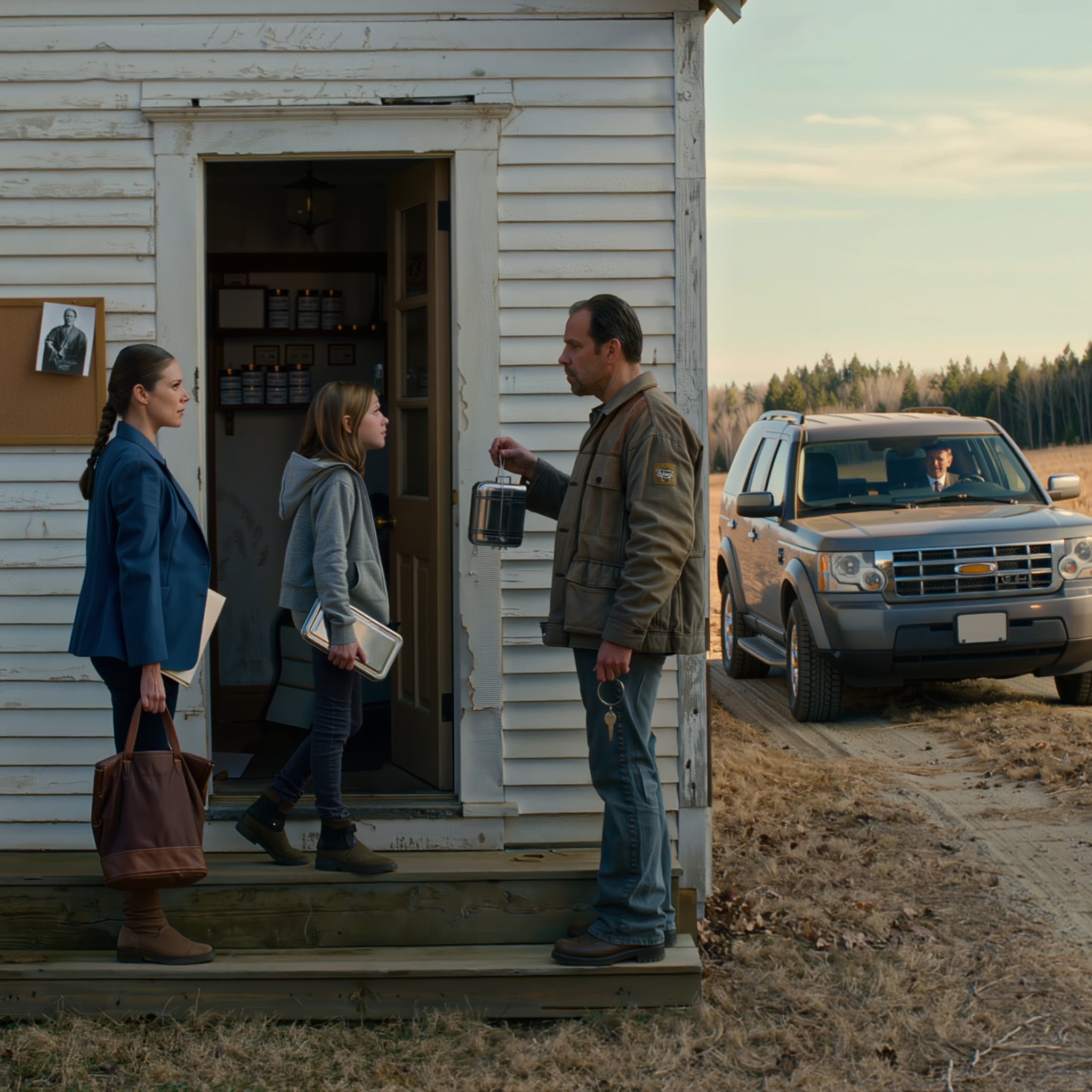 Depois que Perdi Meu Emprego E Era Só Minha Filha E Eu, Usei Nossas Últimas Economias Em Uma Casa Antiga. Ela Segurou Minha Manga E Sussurrou, “Papai… Está Frio Aqui.” Entramos… VOCÊ NÃO VAI ACREDITAR NO QUE ENCONTRAMOS…”Não posso prometer que será fácil,”