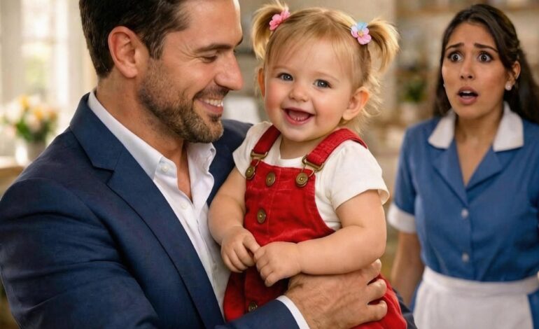 Córka Sprzątaczki pobiegła do Milionera „Jesteś Moim Ojcem” — Wszyscy zostali w szoku