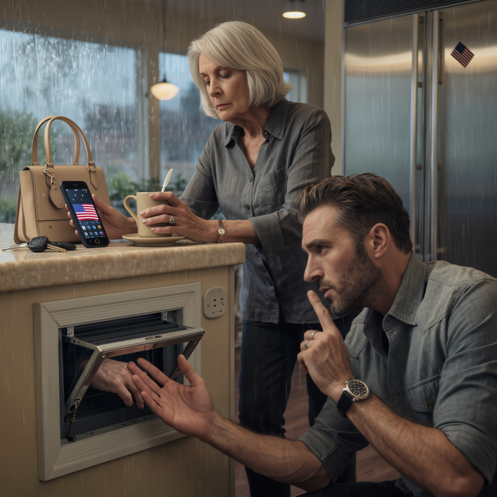 Podczas rutynowej naprawy łazienki hydraulik zbladł, chwycił mnie za nadgarstek i wyciągnął z korytarza. „Spakuj swoje rzeczy i zabierz dzieci,” wyszeptał. „Teraz. Nie pozwól nikomu się dowiedzieć.” Zaśmiałam się raz, bo to brzmiało absurdalnie, aż zobaczyłam, jak drży jego ręka. „Co znalazłeś?” zapytałam. On przełknął ślinę i dotknął drzwi piwnicy, jakby patrzyły na mnie. „Tam jest,” powiedział. „I lepiej, żebyś nie wiedziała.” Potem usłyszałam cichy dźwięk z dołu, który nie wydawał się pasować do pustego domu.