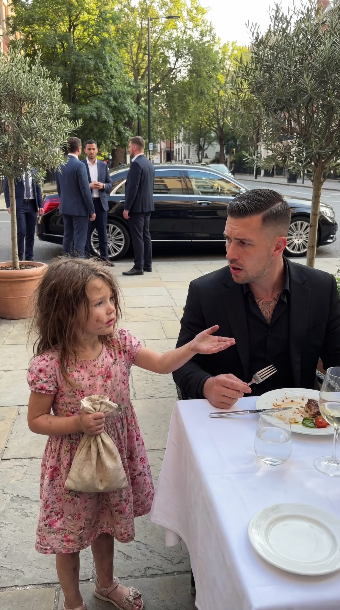 Det ögonblick allt stannade Restaurangen föll in i en konstig, tung tystnad i det ögonblick man lyfte sin gaffel.  Det var inte den sortens tystnad som kändes lugn eller fridfull. Det var spänd, som om luften själv höll andan. Samtal tystnade. Glas stannade mitt i luften. Även den mjuka musiken i bakgrunden verkade tappa sin plats.