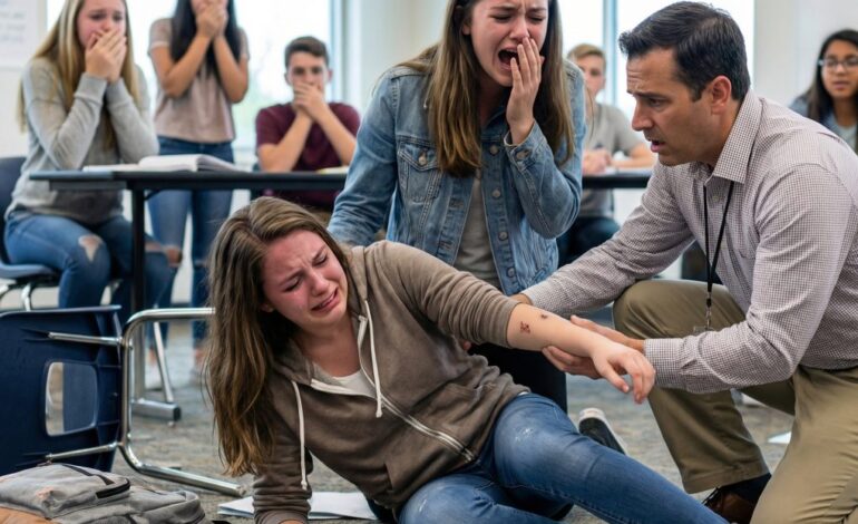 „Hon måste ha tagit fel medicin,” grät min syster, gömde sprutan. Men när jag grep tag i klassrummet såg läraren platsen för injektionen. Sjukhusets toxikologirapport avslöjade tillräckligt med insulin för att döda en häst…