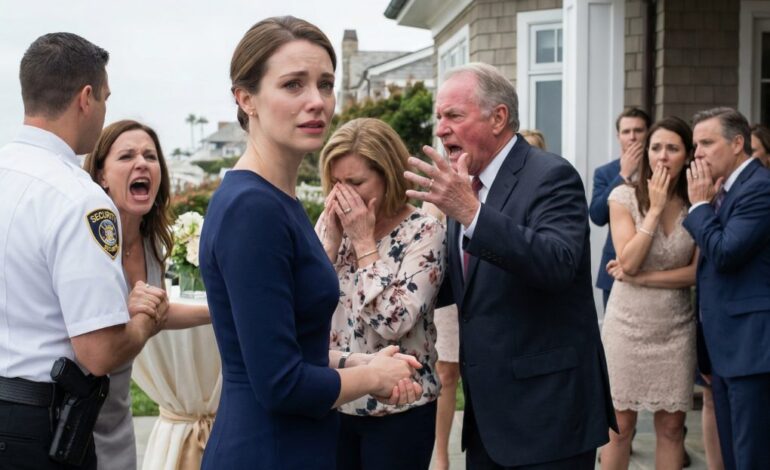 På mina föräldrars 25-årsjubileum meddelade pappa: 
“Strandhuset tillhör din syster.” Alla gratulerade henne. Jag höll tyst. Nästa morgon gick min syster för att besöka “hennes” nya egendom. Väktaren stoppade henne: “Förlåt, fröken Mitchell äger detta nu.” Min syster ringde och skreka0…