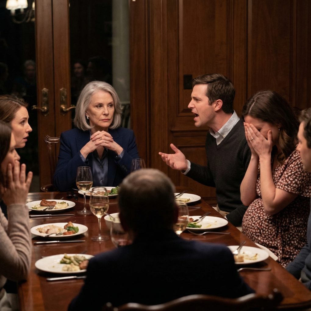 Vid middagen sa min son att hans fru var gravid—och att de behövde ett större hus. Jag log, sa “Grattis”… Sedan tillade jag, “Och varför är det precis mitt problem?” Rummet blev tyst.