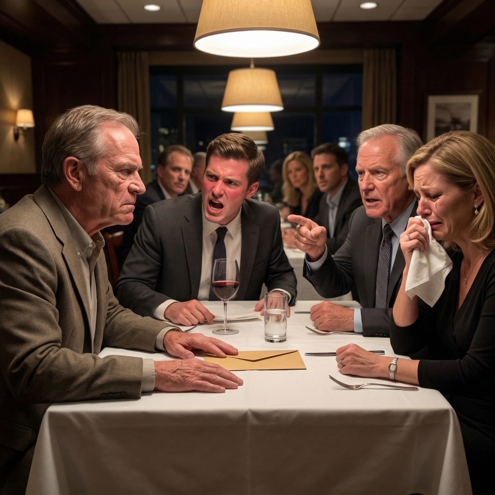 Min svärson visste inte att jag ägde företaget han arbetar för som VD. Han såg alltid att jag levde enkelt. En dag bjöd han mig på middag med sina föräldrar. Jag ville se hur de skulle behandla en fattig man… Tills de sköt över ett kuvert över bordet. Två minuter senare…