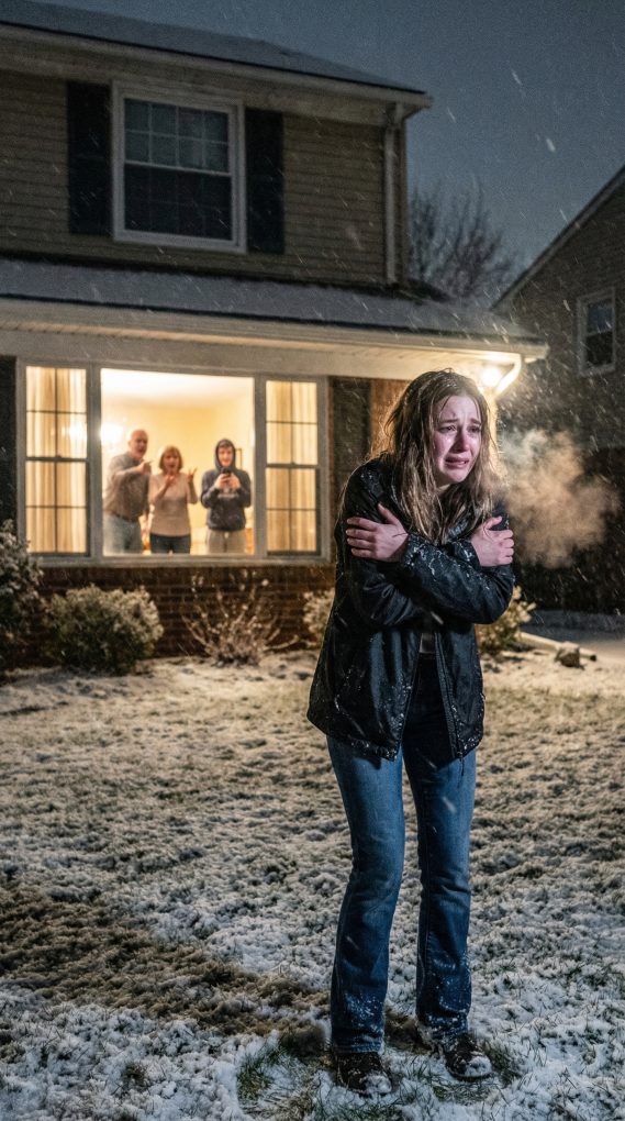 Mina föräldrar låste ut mig i snön för att jag inte lagade min brors midnattssnack.
“Tjänare sover utomhus,” skrek mamma.
Brorsan vinkade från sitt uppvärmda rum, “Kanske kylan lär dig respekt.”
De överlevde inte det som kom härnäst.