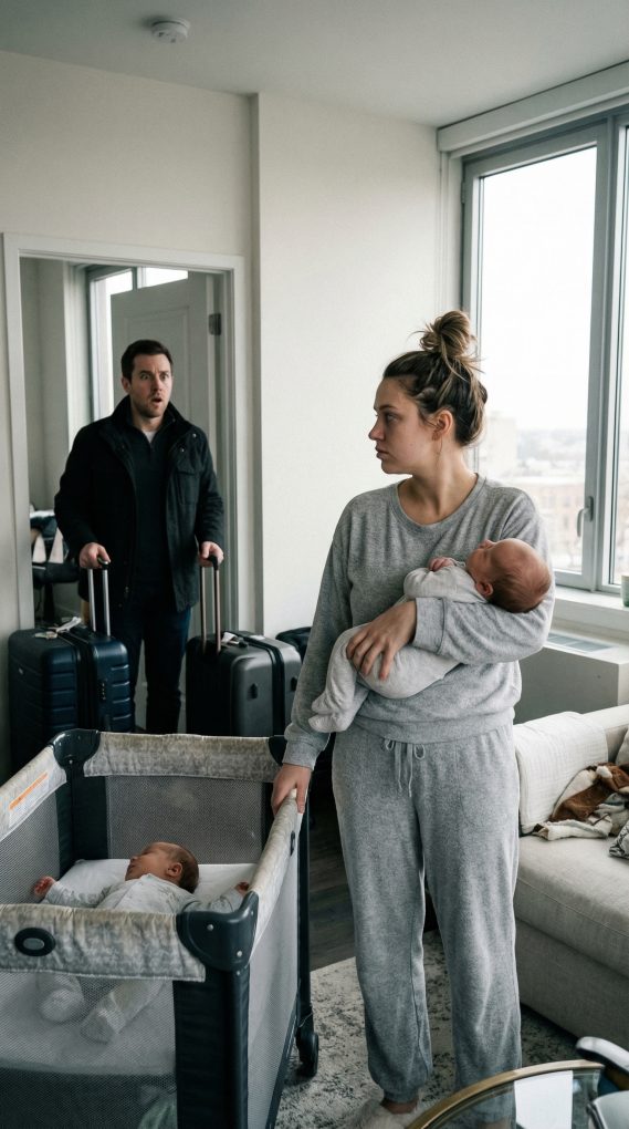 “Dessa bebisar är för högljudda—jag behöver utrymme,” sa min man innan han flög till Europa med sina vänner i en månad, och lämnade mig ensam med våra 1-månaders tvillingar. När han äntligen kom tillbaka—det han såg fick honom att andas ut: “Nej. Nej. Det här kan inte hända.”