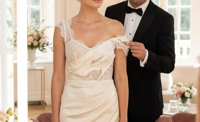 W Poranek Mojego Ślubu, Mój Narzeczony Spojrzał na Moją Suknię I Powiedział, „Ten Dekolt Jest Za Niski. Nie Założysz Tego.” Sekundy Później Chwycił Koronkę I Rozerwał Moją Suknię Ślubną. Ale Nie Zmieniłam Na Suknię, Którą Chciał — Weszłam Do Katedry W Tę Rozerwaną Suknię I Powiedziałam Prawdę Przed Dwustu Gośćmi.