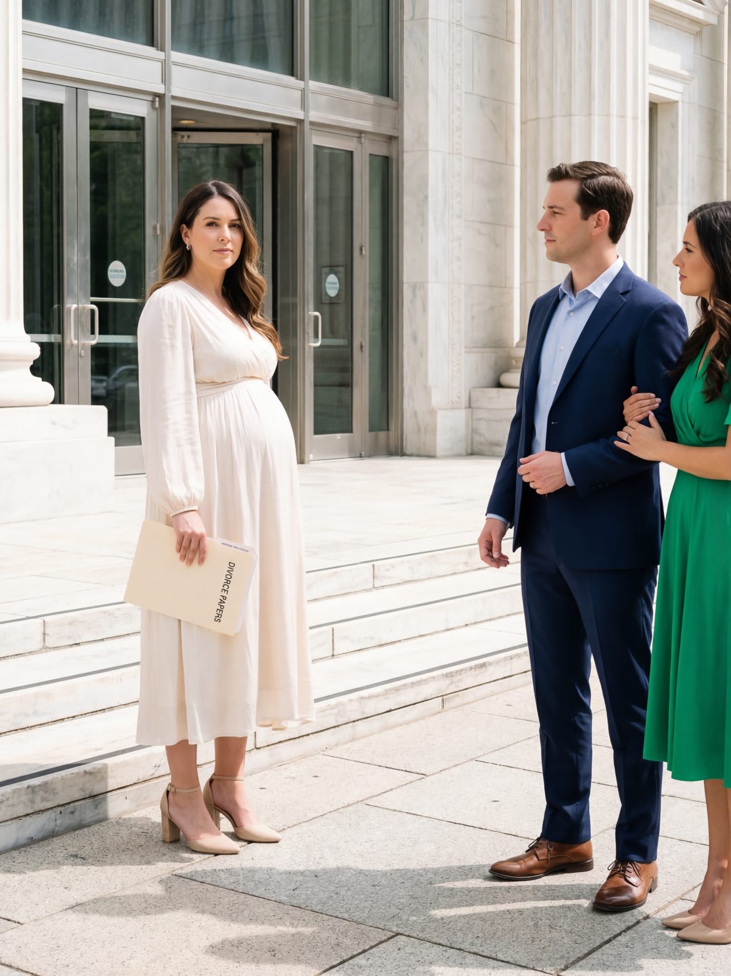 Mój mąż zostawił mnie, gdy byłam w dziewiątym miesiącu ciąży i powiedział: „Po prostu dokończmy formalności i idźmy dalej.” Kilka miesięcy później wszedł na rozmowę kwalifikacyjną do firmy, której desperacko potrzebował—i zamarł, gdy zobaczył, kto siedział przy stole.