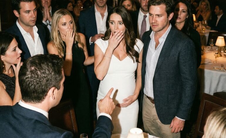 På vår första årsdag pekade en främling på mig och sa: “Det är mitt barn”. Alla trodde på honom och sa till min man att skilja sig från mig… Men vad han gjorde istället… chockade hela rummet.