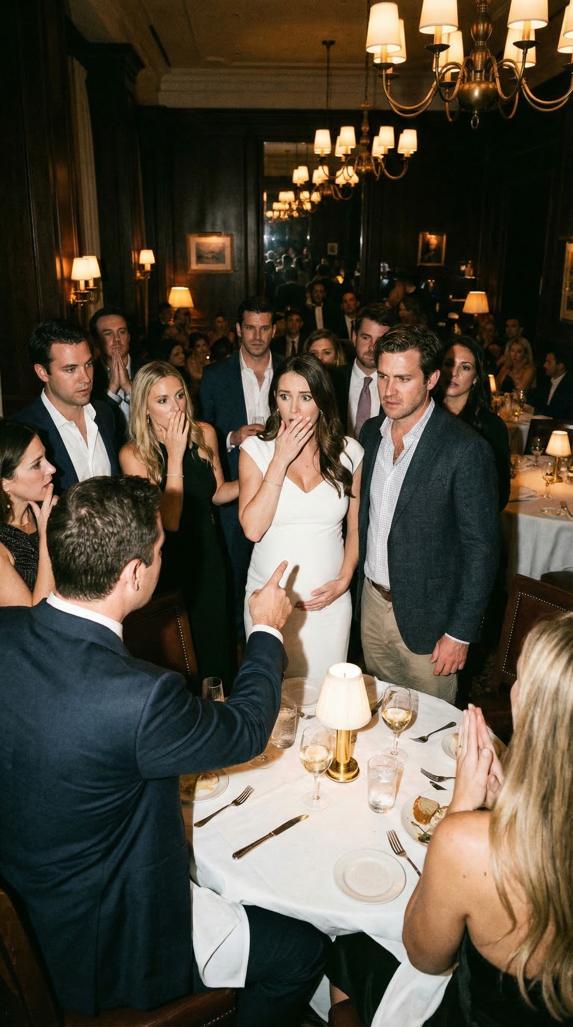 På vår första årsdag pekade en främling på mig och sa: “Det är mitt barn”. Alla trodde på honom och sa till min man att skilja sig från mig… Men vad han gjorde istället… chockade hela rummet.