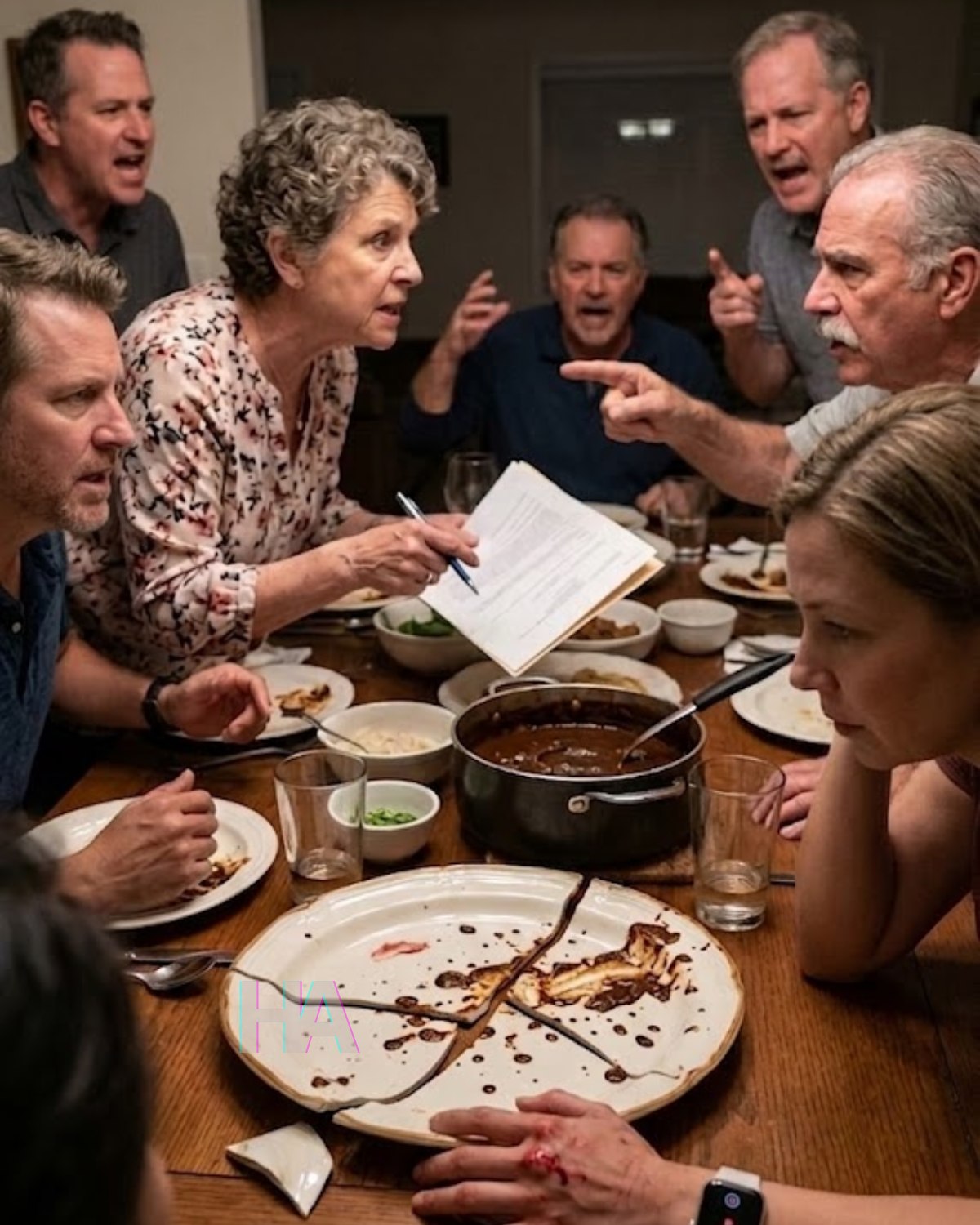 „Du tjänar riktiga pengar nu, så du är skyldig familjen”: Din befordran blev till en söndagslunchöverraskning tills ett krossat fat, en blodig hand och en hemlig inspelning avslöjade varje mask på bordet