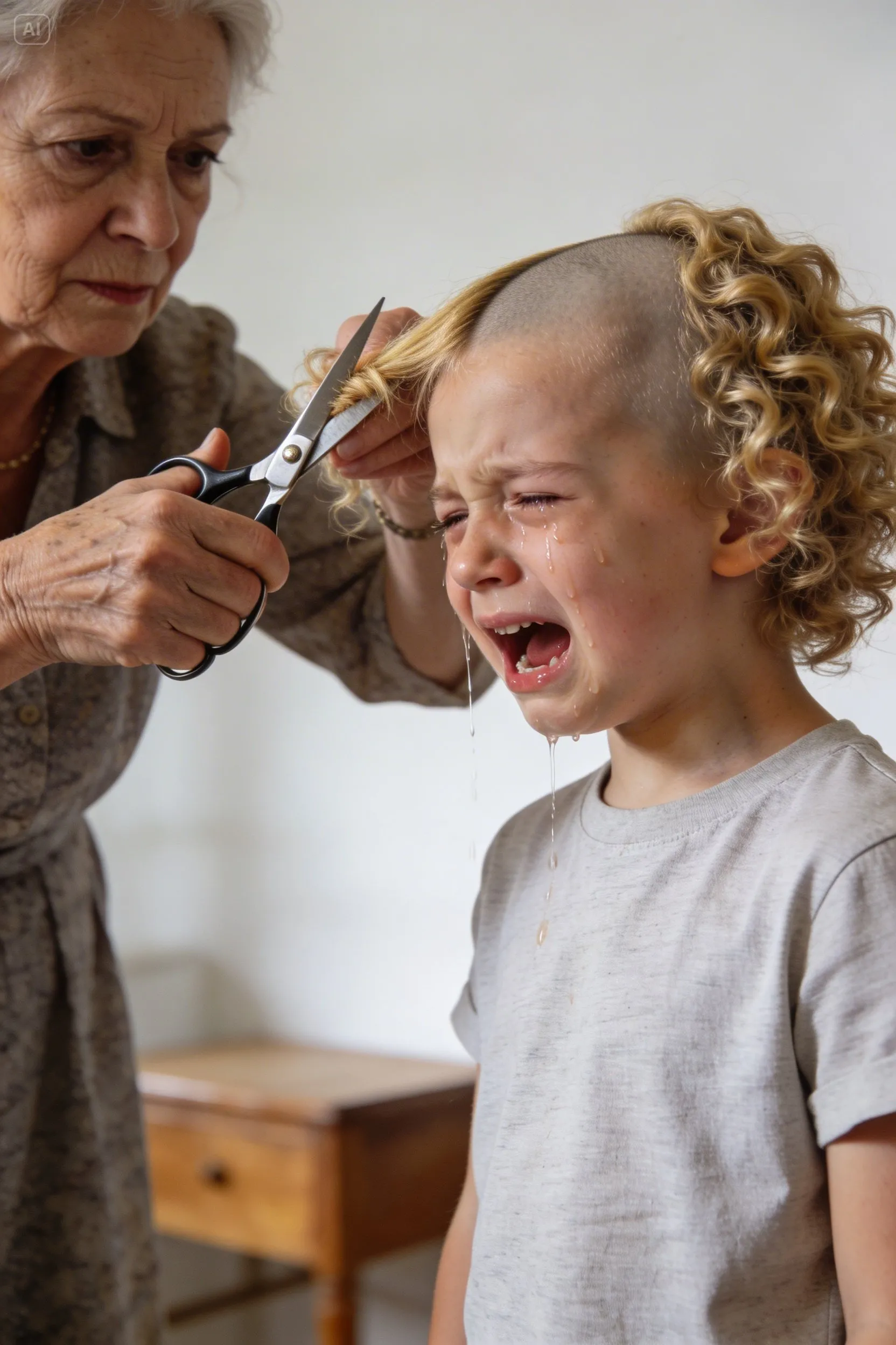Min svärmor smög ut min 5-årige son från förskolan för att raka av hans gyllene lockar: vad min man gav henne vid söndagsmiddagen lämnade henne mållös.
