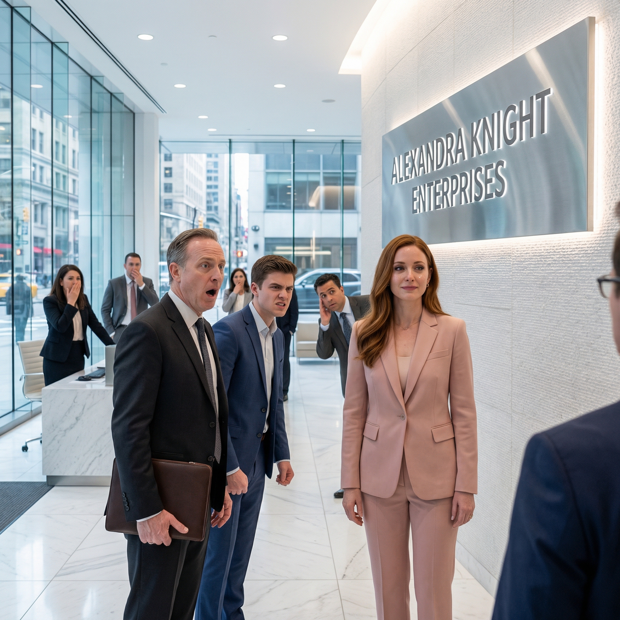 W zeszłym kwietniu tata spojrzał mi w oczy i powiedział: „Nikt nie słyszał o twojej małej firmie. Twój brat zarabia prawdziwe pieniądze.” Nie sprzeciwiłem się. Pięć miesięcy później jego firma podpisała z nami kontrakt. Po raz pierwszy wszedł do naszego holu. Moje imię było na ścianie — wysokiej na 12 stóp. Jego ręce zaczęły drżeć.