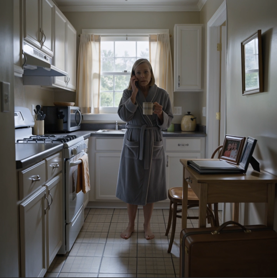 Min pappa sa till min 12-årige son: “Du kommer aldrig att klara dig lika bra som din kusin — han är bara annorlunda.” På Tacksägelsedagen. Inför alla. Min son blev tyst. Jag sa: “Låt oss gå, kompis.” När vi gick ut tittade jag tillbaka på min pappa och sa: “Förresten — det huset du bor i? Det är mitt. Och den ‘annorlunda’ barnbarnet avslutade precis den fria åkturen.” Meddelandet kom på…