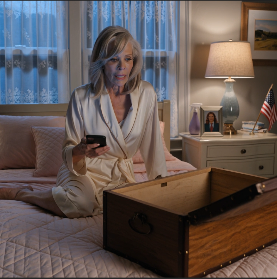 Den enda person som varnade mig om min man var en gammal kvinna på en frusen buss i Chicago. Jag gav henne min plats, och innan jag gick av rörde hon vid min ärm och sa, mycket tyst: “När din man ger dig ett halsband, använd det inte. Lämna det i ett glas vatten över natten.” Jag glömde nästan bort henne—tills en vecka senare, när Mark kom hem med en sammetslåda i handen och ett leende jag inte sett på mycket länge.