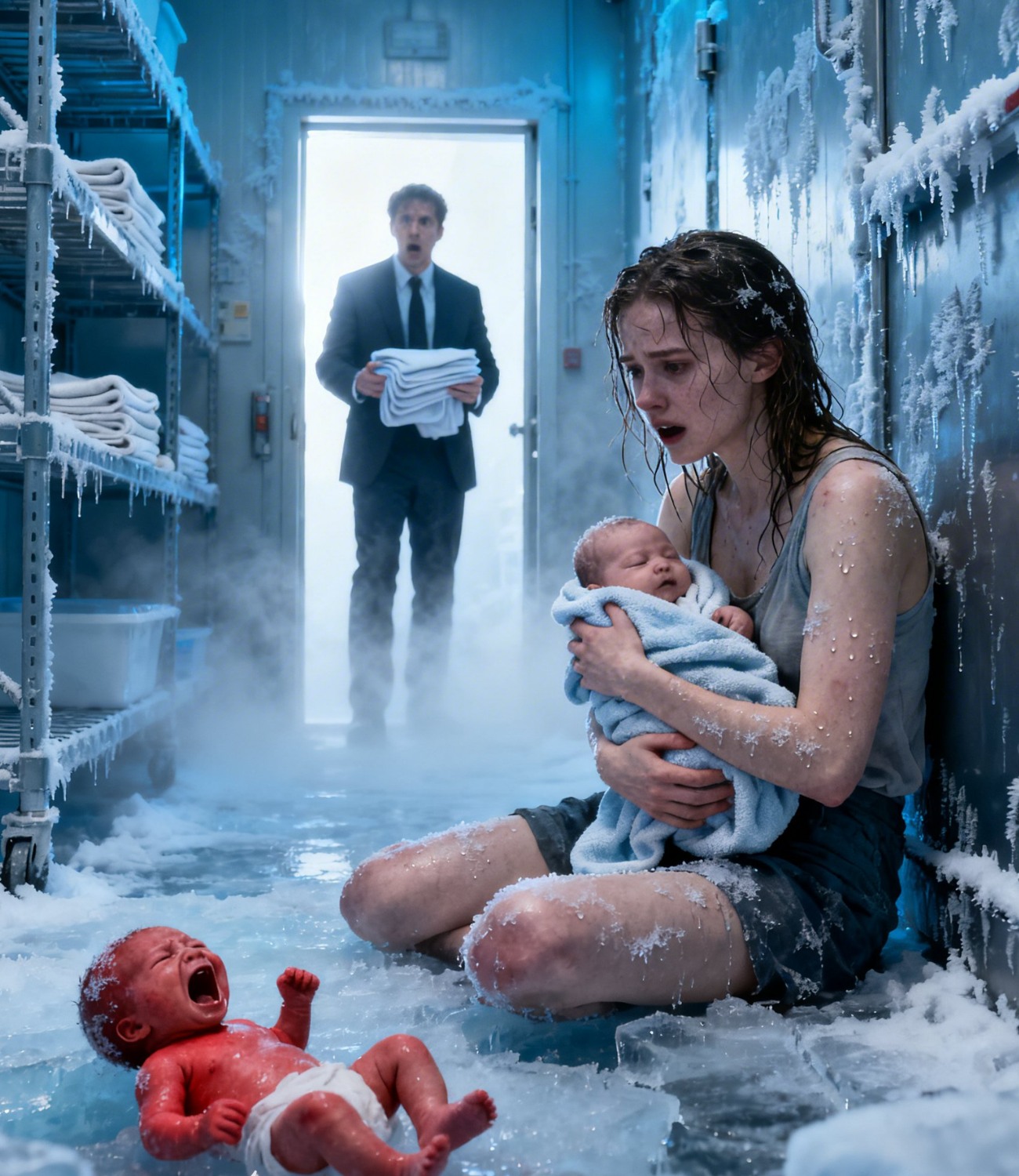 Mąż Zamknął Ciężarną Żonę w Zamrażarce—Urodziła Bliźnięta, a Jej Milioner Wróg Poślubił Ją!