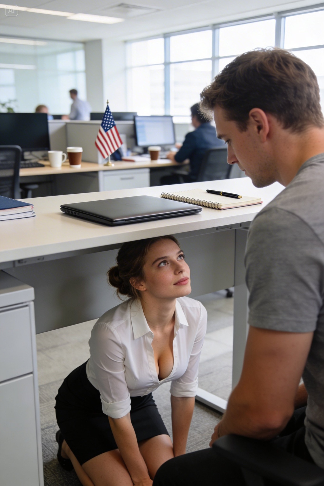 MÓJ SZEF UKRYŁ SIĘ POD MOIM BIURKIEM PODCZAS RAIDU NA OSZUSTWO I SZEPTAŁ „ZACHOWUJ SIĘ NATURALNIE” — GODZINY PÓŹNIEJ…