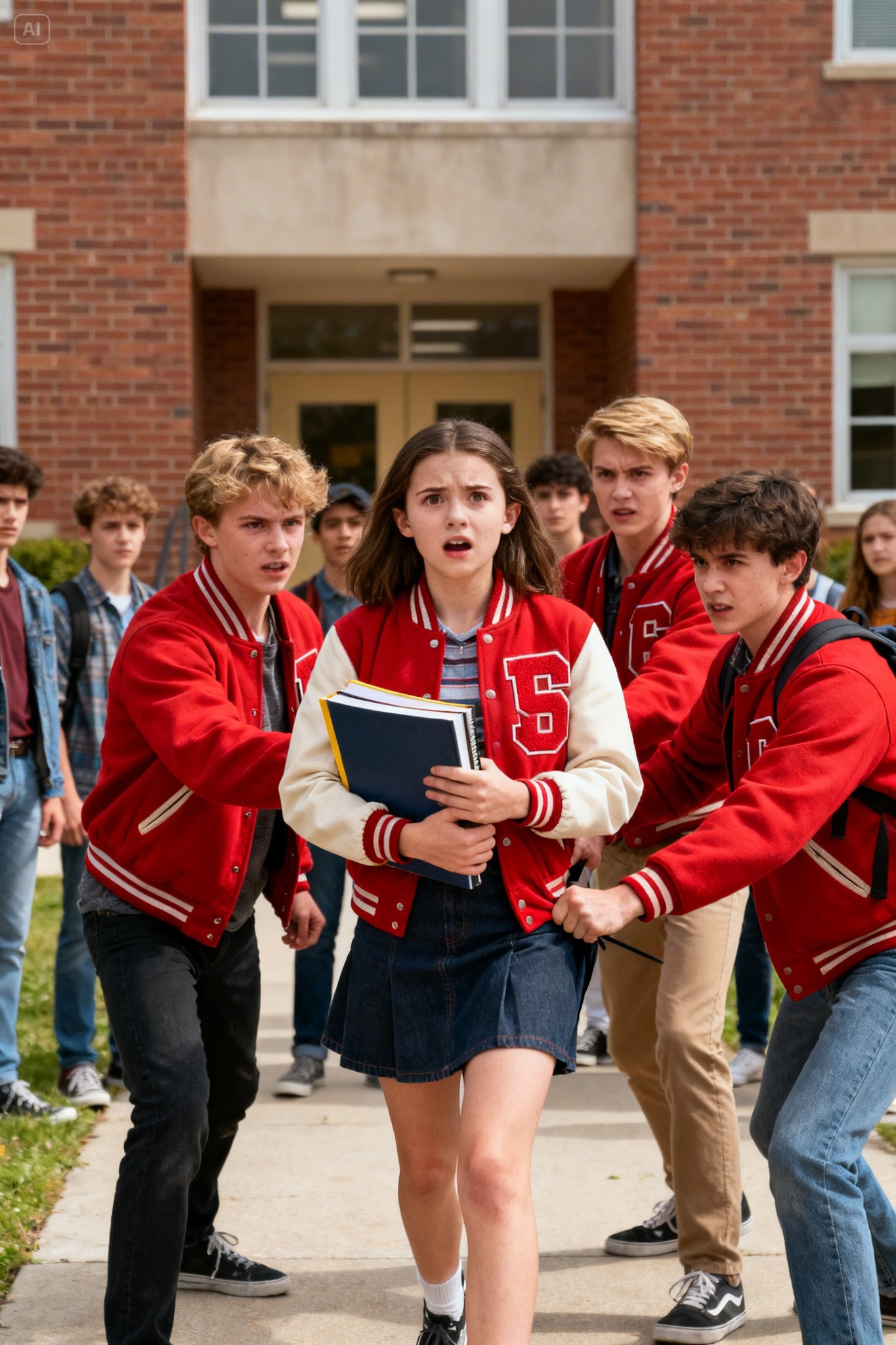 Prześladowcy Otoczyli Cichą Nową Dziewczynę w Szkole — Sekundy Później Zorientowali Się w Przerażającej Prawdzie: Była Czarnym Pasem Karate…