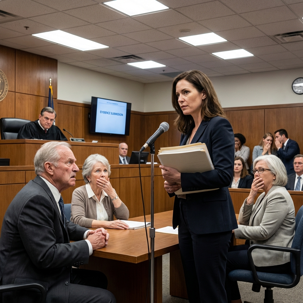 Moja matka spojrzała na mnie i powiedziała: „Nie zasługujesz na ani dolara”. Sąd patrzył, czekając, aż się odegram. Ale zachowałem spokój. Bo nie byłem tu, żeby się kłócić… Byłem tu, żeby to zakończyć. A kiedy ujawniłem, nad czym pracowałem od miesięcy— zorientowali się zbyt późno… że to oni wchodzą w pułapkę.