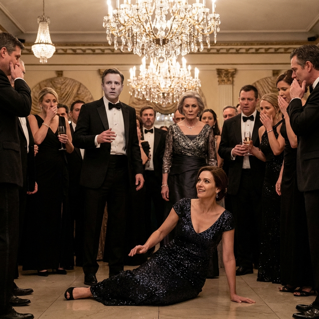 Uderzył mnie. Na oczach wszystkich. Spodziewali się łez. Ale zamiast tego uśmiechnęłam się. „Dziękuję,” powiedziałam, głosem pewnym. Pokój natychmiast się zmienił. Bo oni nie rozumieli—ten moment nie był moją upokorzeniem… to był początek wszystkiego, co się dla niego sypało.