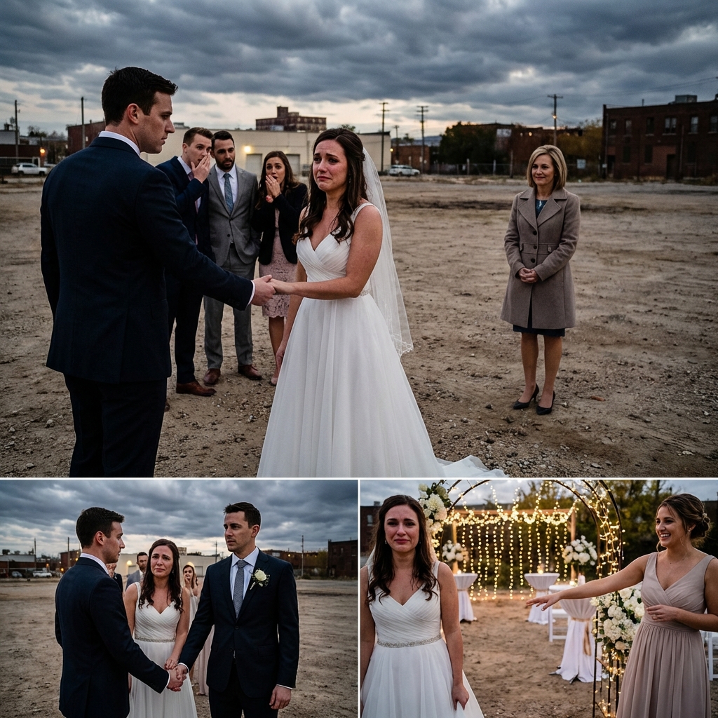 Ona jest uszkodzonym towarem,” powiedziała mu moja mama. Słyszałam to sama. Tydzień później zniknęli wszyscy sprzedawcy. W dniu naszego ślubu goście stali zdezorientowani w pustej przestrzeni. Moje serce opadło… aż ktoś wyszeptał: “Idź za mną.” Moja drużba chwyciła mnie za rękę i poprowadziła mnie dalej. “Czekałam na to,” powiedziała. A to, co zobaczyłam potem… zmieniło wszystko.