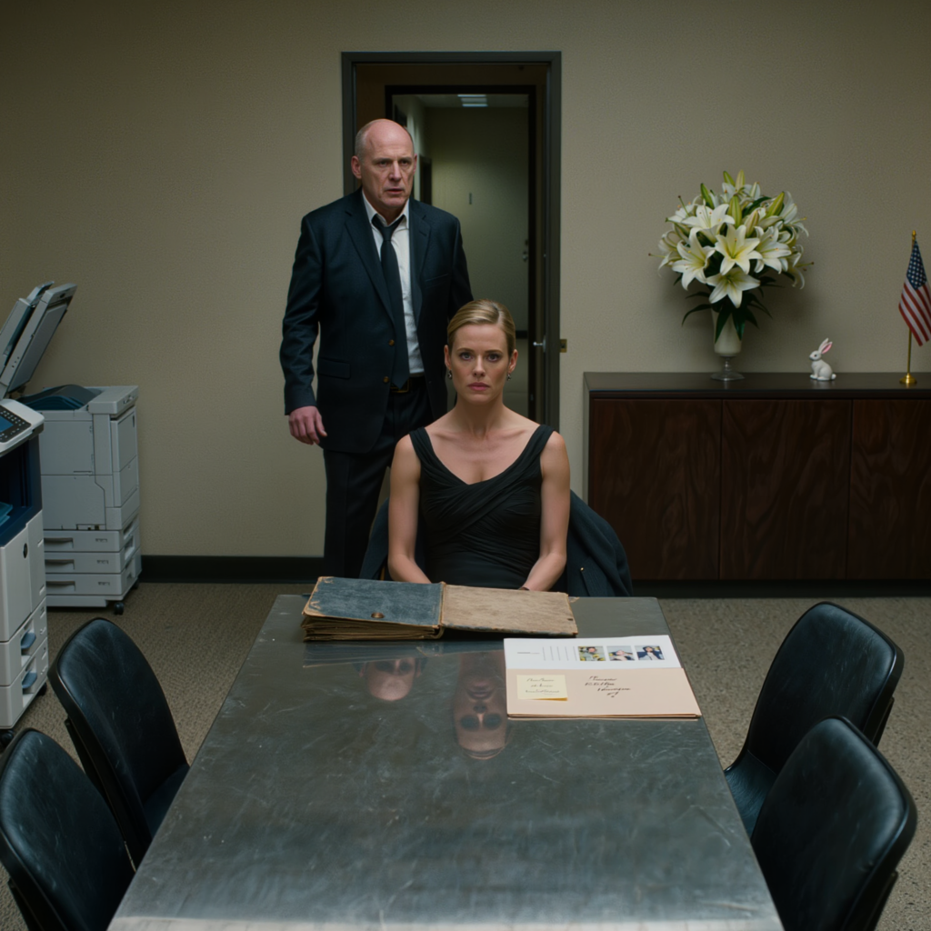 Depois do Memorial da Minha Irmã, Sua Chefe Me Ligou Do Nada E Disse, “Laura, Por Favor Não Diga Nada Para A Família Até Você Ver Isto.” Achei Que Estava Preparada Para Qualquer Coisa. Então Entrei No Escritório Dele, Vi Quem Estava Atrás Dele E Parei No Meu Lugar.