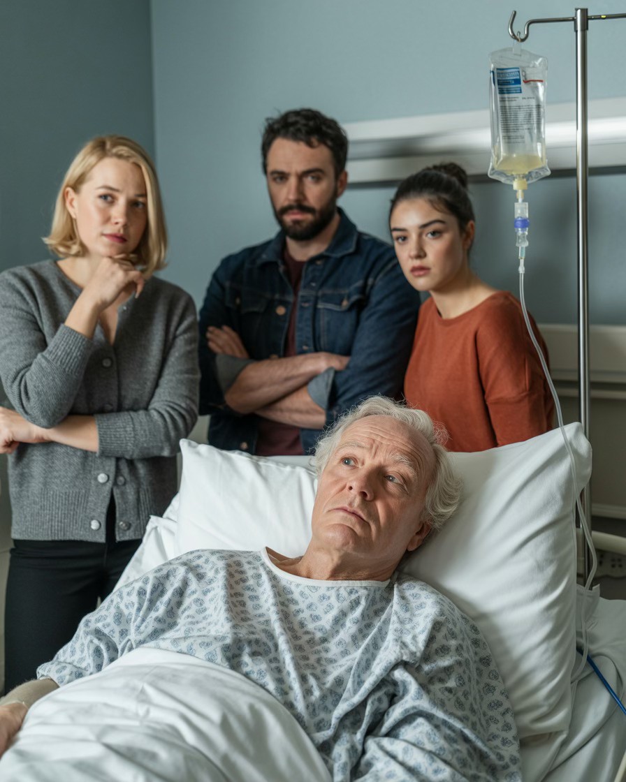 Moi Dzieci Wróciły do Szpitala Udając Troskę, Ale Moje Łóżko Już Było Puste