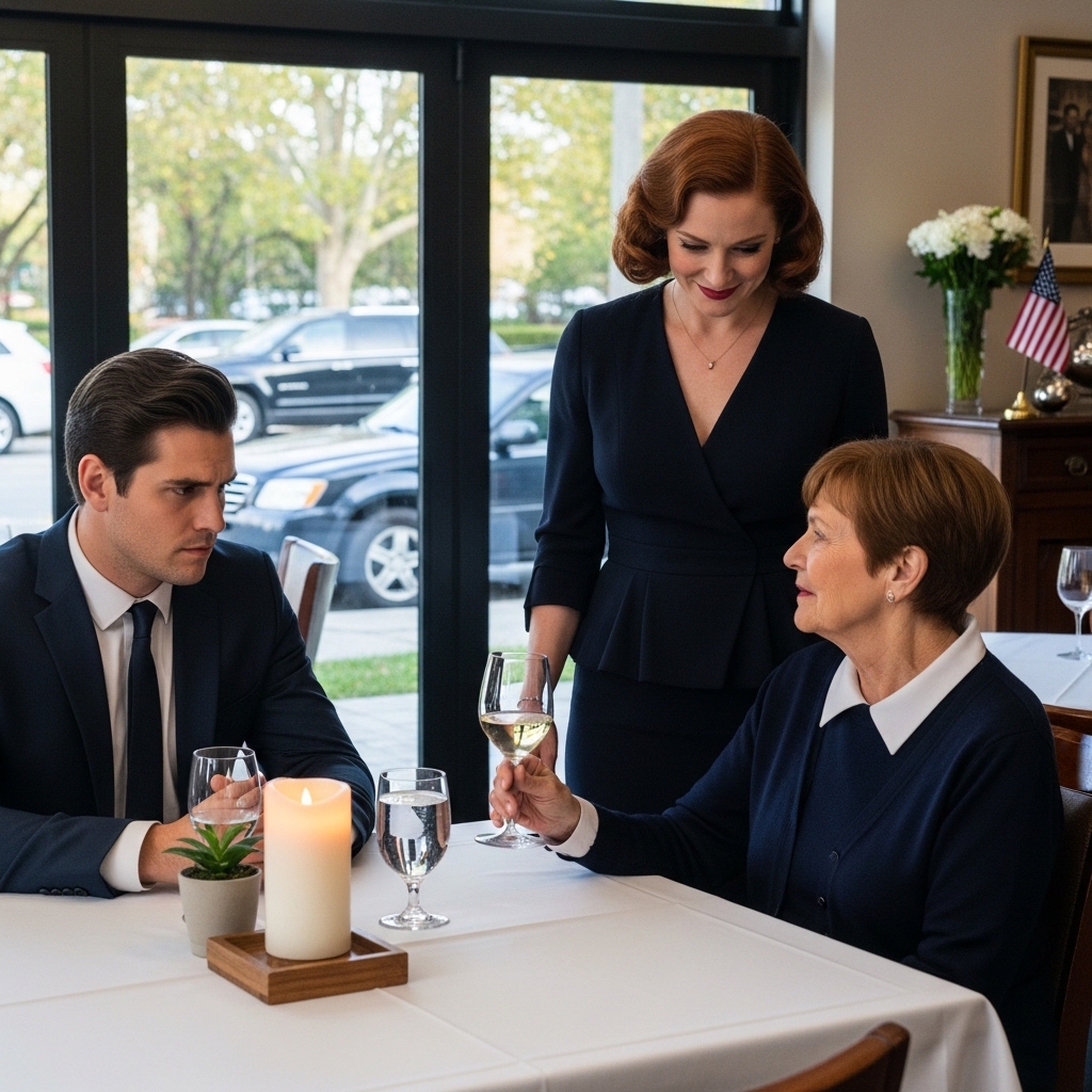 Min Svärdotter Gav Mig Vatten Medan Hon Serverade Sin Familj Hummer. Jag Log — Sedan Gick Kockan In.