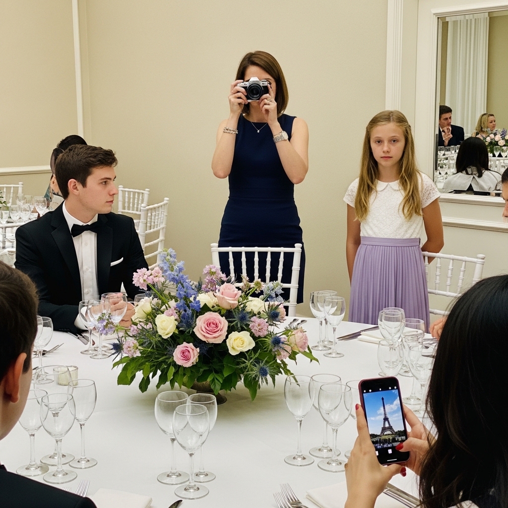 Hon sa till mig att årsdagfirandet var „bara för familjen” — så jag avbröt betalningarna och bokade en flygning till Paris