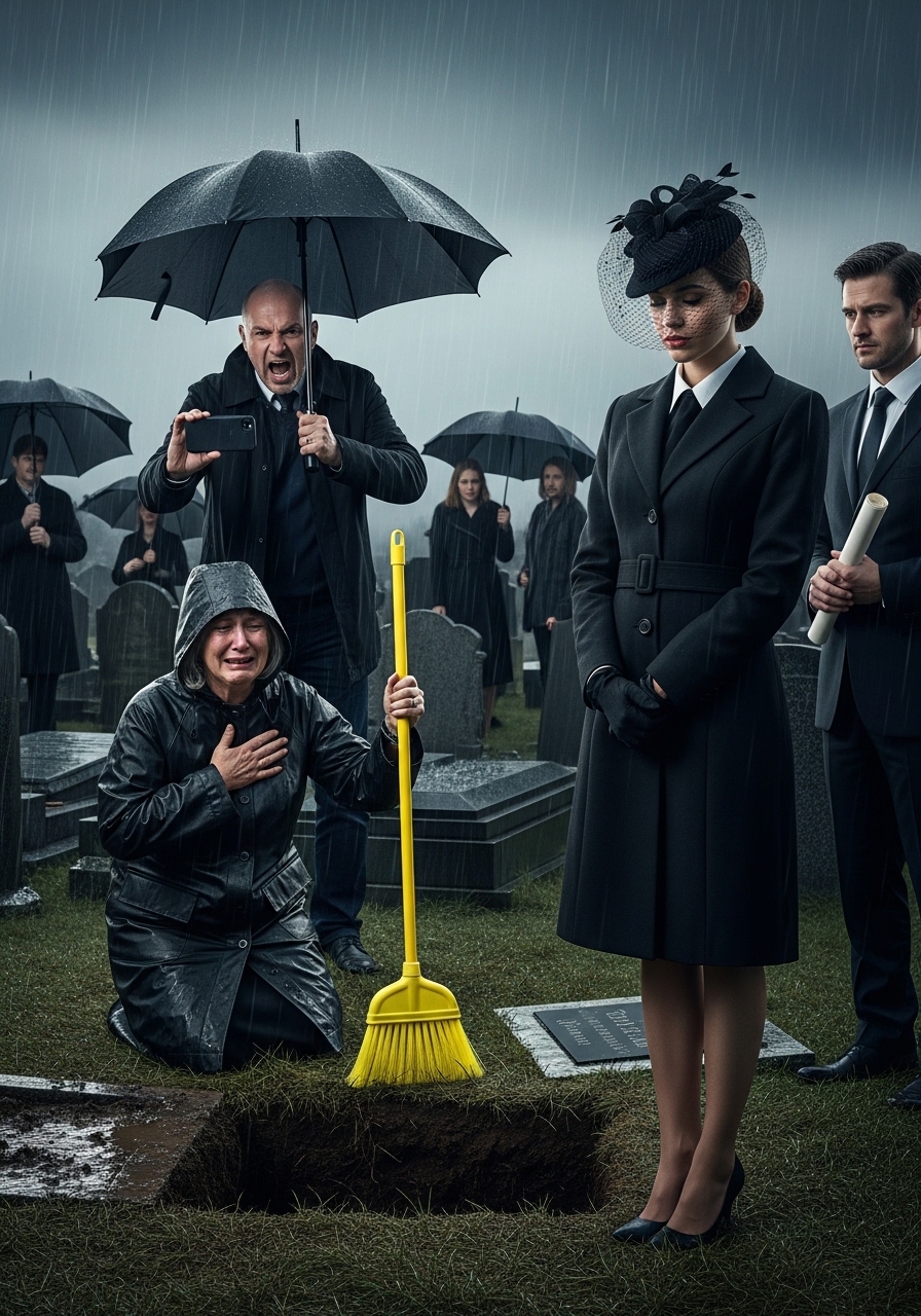 Min styvmamma skrattade och sa att min enda arvinge var en kvast. Deras leenden försvann när testamentet lästes högt.