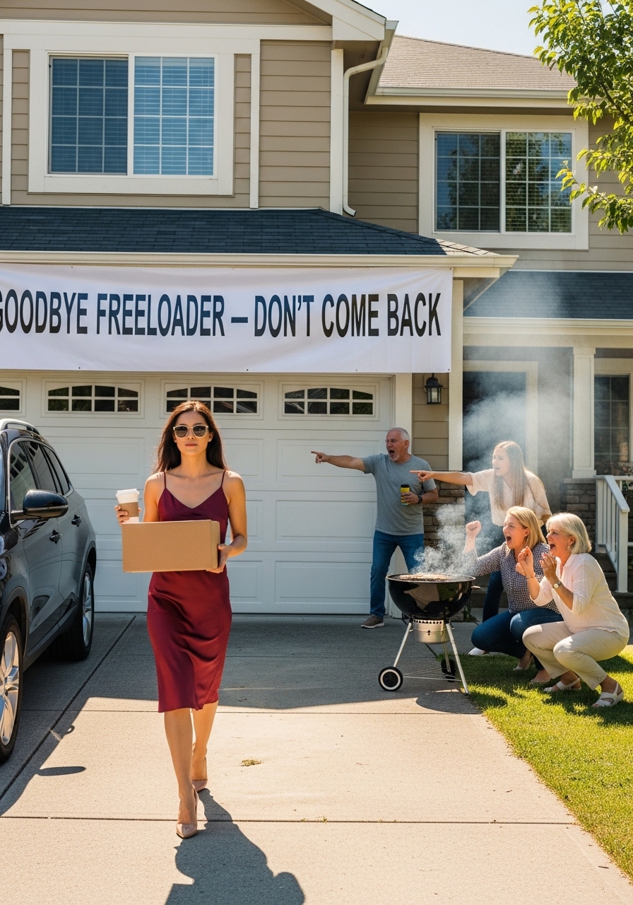 Zorganizowali imprezę BBQ, aby uczcić wyrzucenie mnie z domu. Zrobiłem zdjęcie i odszedłem. Dwa tygodnie później, dzwonili do mnie.