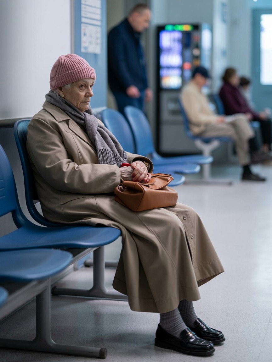 Folk skrattade åt en äldre kvinna i ett sjukhusvåningsrum tills en läkare ställde en fråga