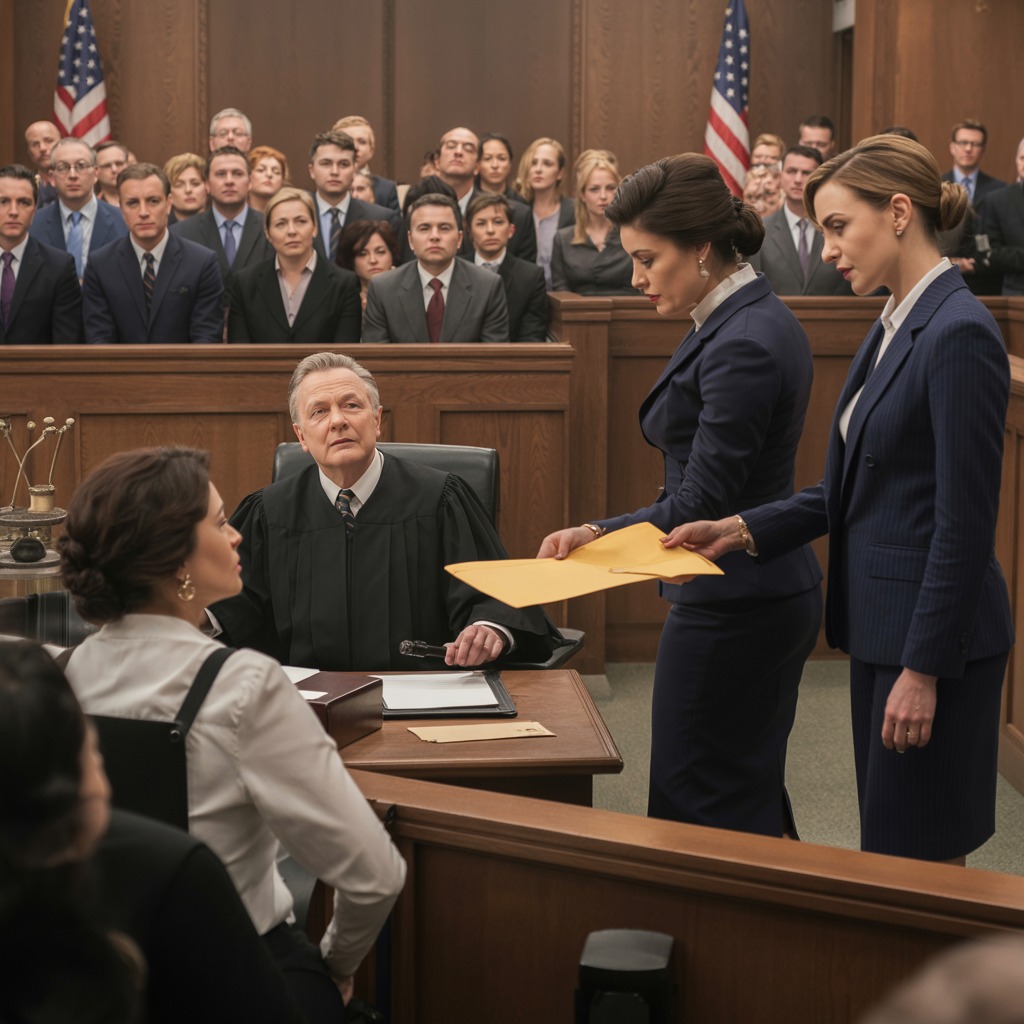 Na rozprawie spadkowej moja siostra powiedziała sędziemu, że zasługuje na połowę mojego majątku, dopóki nie wręczyłem zapieczętowanej koperty