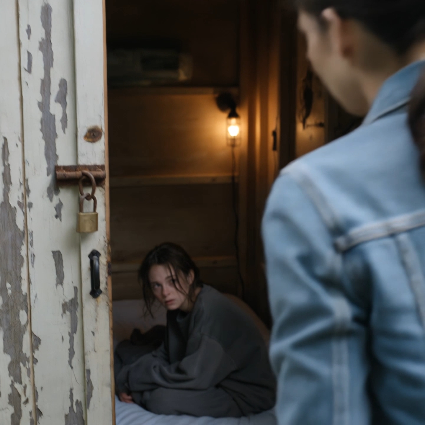 Eu voltei para casa em Maple Hollow porque minha mãe disse que meu pai estava morrendo, mas ao pôr do sol eu estava de pé no nosso quintal olhando para uma garota quase faminta dentro do galpão que nos proibiram de tocar quando éramos crianças — e quando ela levantou o rosto, tinha os olhos da minha mãe e a mesma marca de nascença em forma de estrela do bebê que me disseram que estava morto.