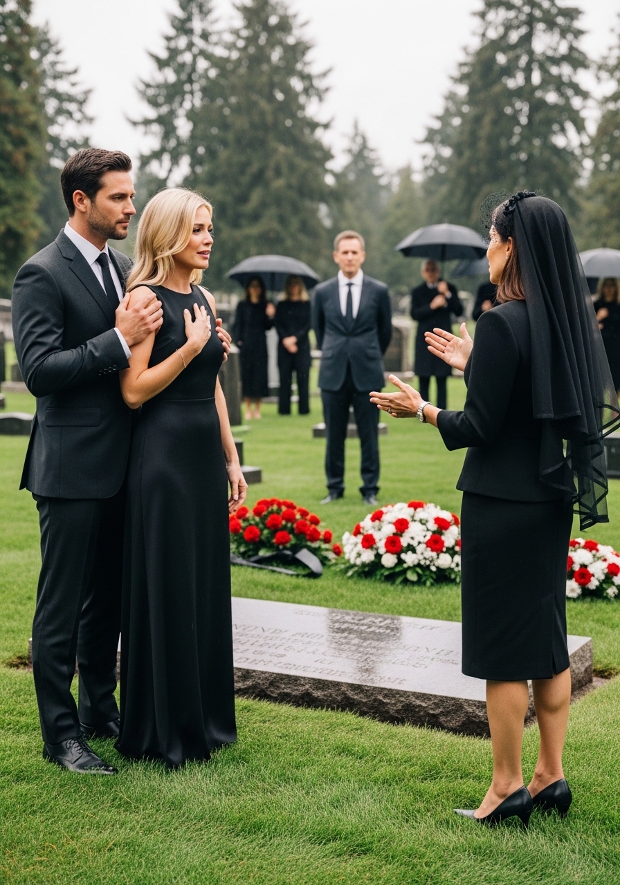 Minha irmã roubou meu noivo há anos — no funeral da mãe, ela chegou no braço dele com um sorriso cruel