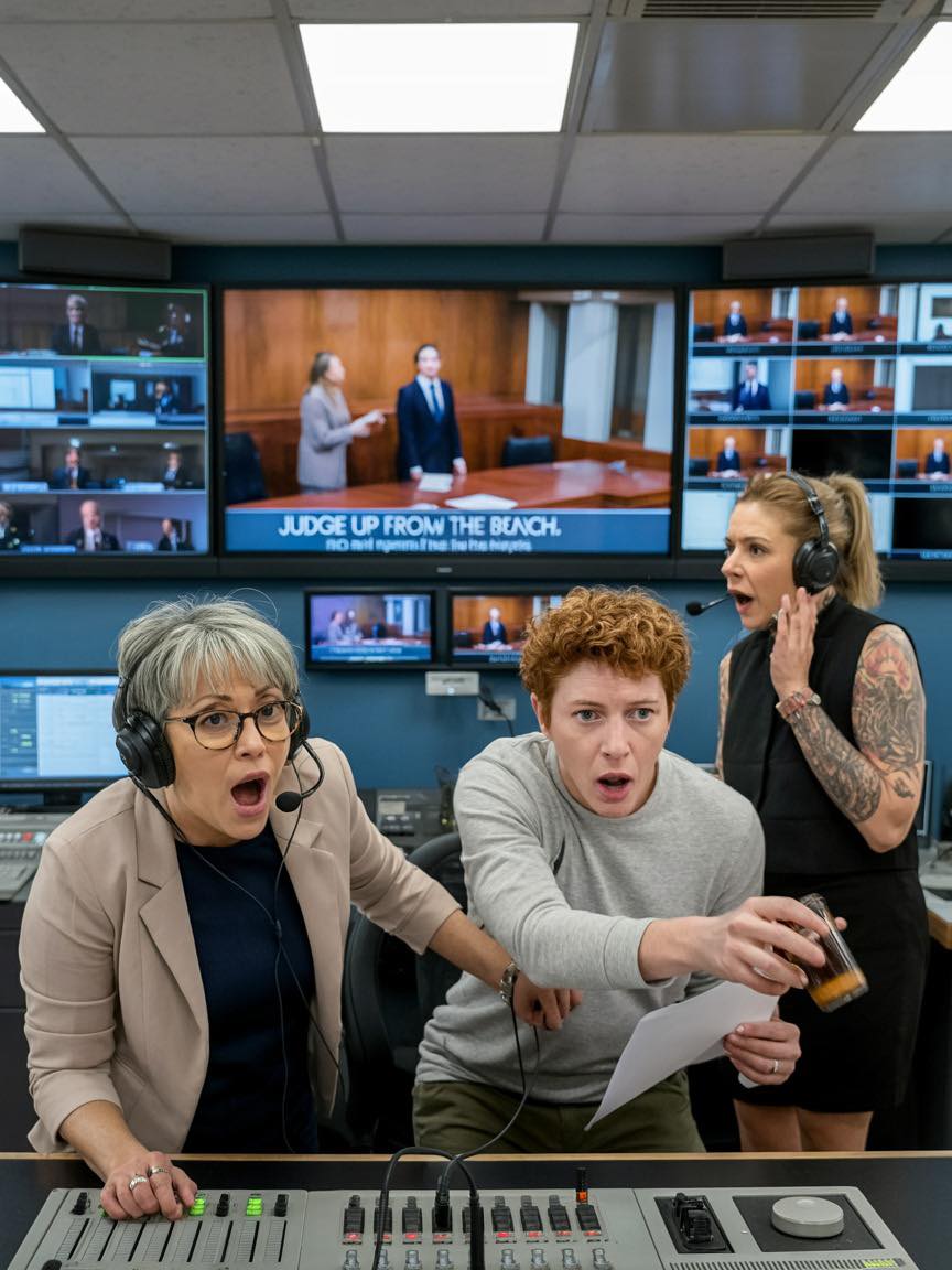 Um Juiz Sentou-se na Mesa de Defesa em Sua Própria Sala de Audiências enquanto Seus Pais Tentaram Processá-La