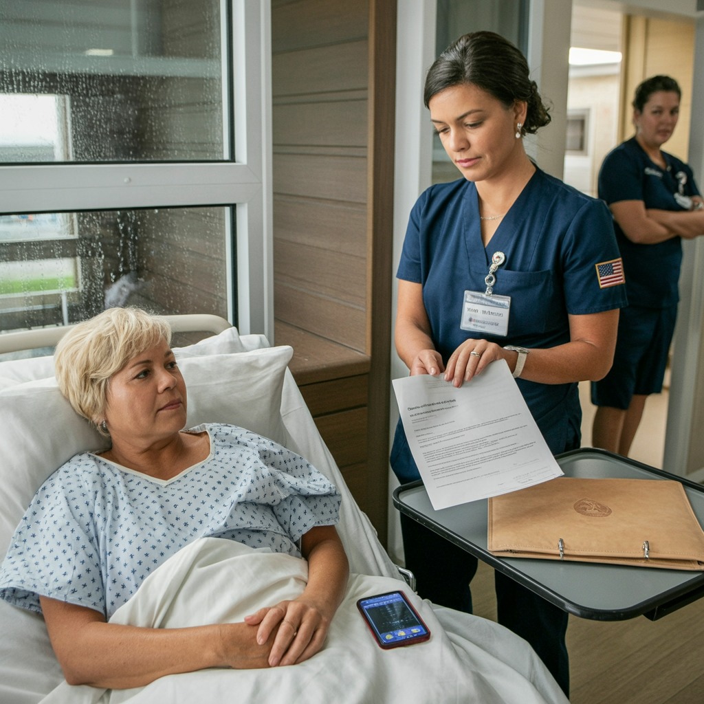 Päivä, jolloin tyttäreni käski lääkärin päästämään minut pois, kun makasin siellä kykenemättömänä puhumaan