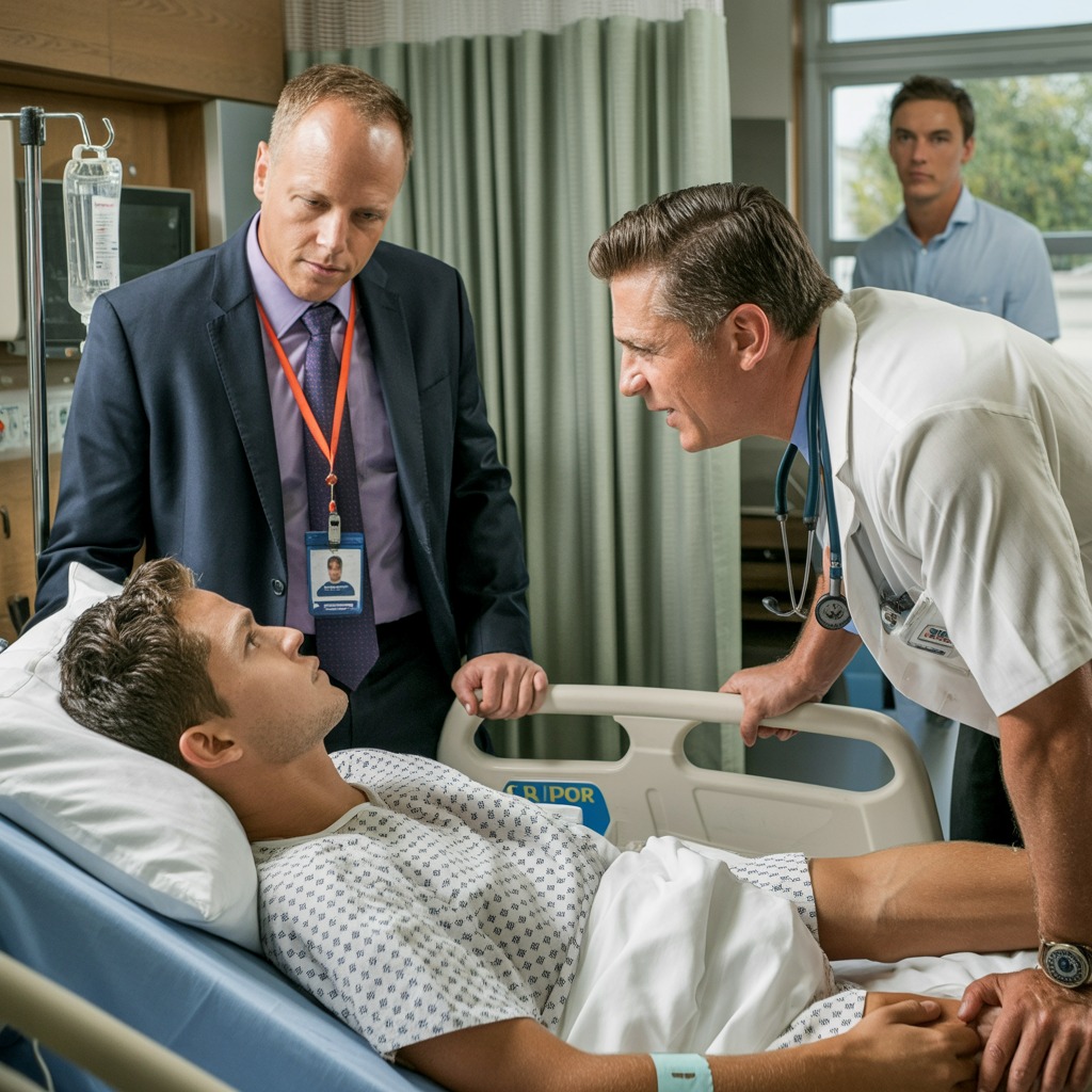 Poikani Soitti Minulle Sairaalasta. Kun Saavuin, Lääkäri Vaihtoi Hiljaiseksi Ja Sanoi, “Tiedätkö Hän On Meidän Leikkausjohtajamme… Oikein?”